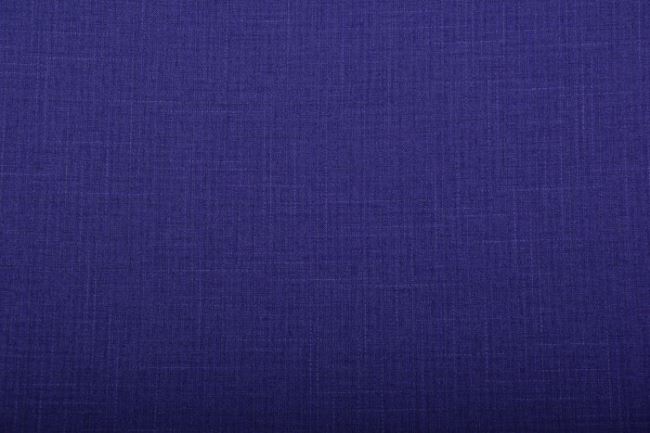Kostýmová modrá látka s lněným vzhledem 0732/650