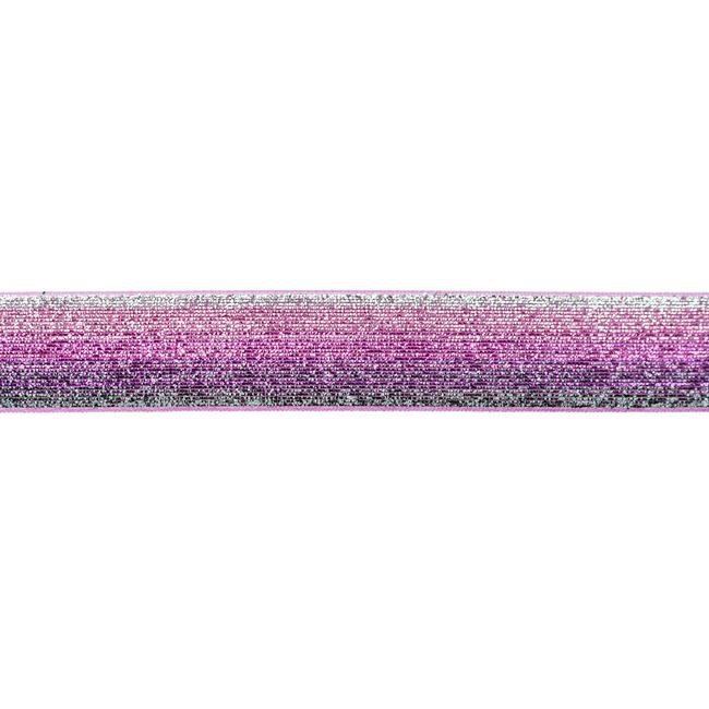 Lampas s lurexem ve fialových odstínech 32196