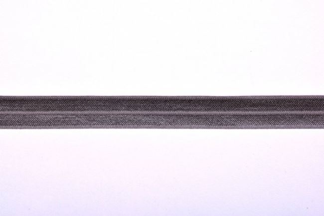 Lemovací gumička v šedo hnědé barvě 1,5 cm široká 43536