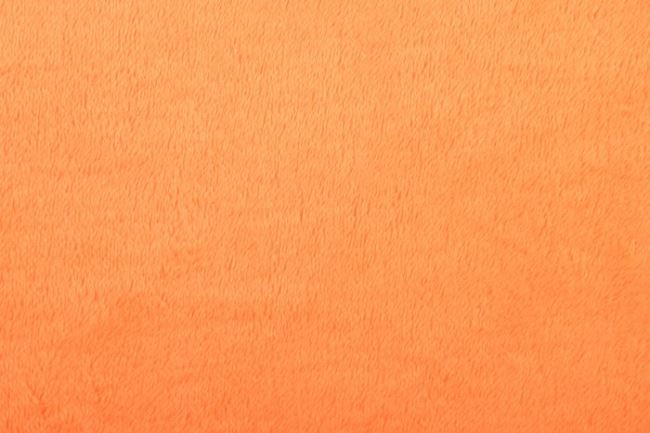 Fleece s chlupem v oranžové barvě 10155/036