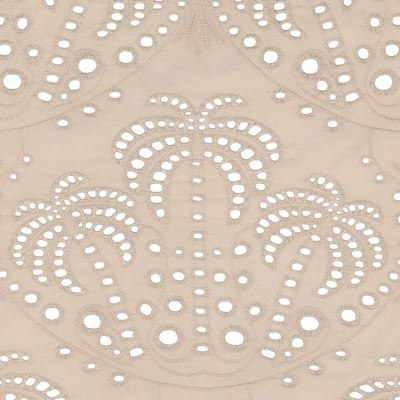 Bavlněná madeira v béžové barvě se vzorem palem 22688/178