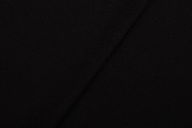 French Terry v černé barvě 10802/069