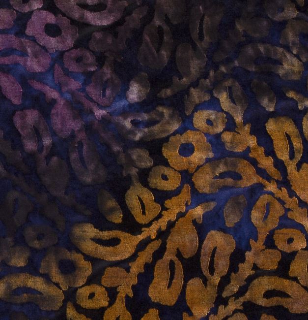 Viskózový úplet s barevným batikovaným abstraktním vzorem 18019/008