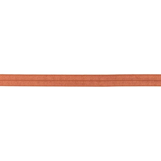 Lemovací gumička v cihlové barvě 1,5 cm široká 182690