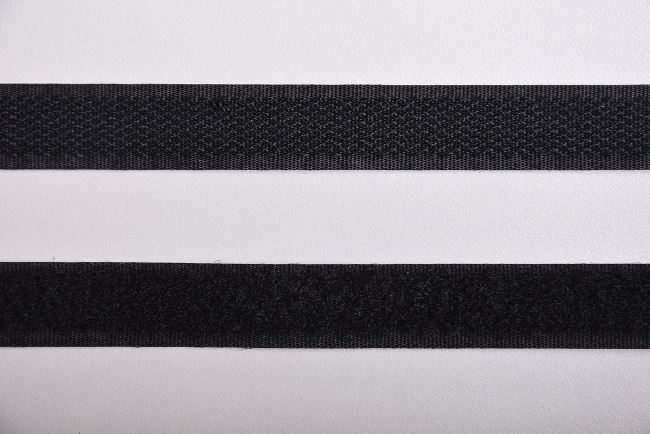 Suchý zip 16 mm v černé barvě I-TRO-16-332