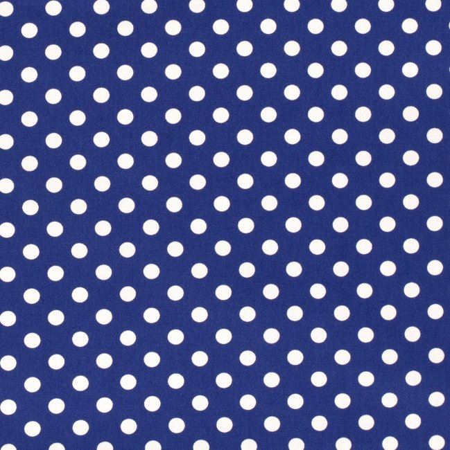 Džínovina v modré barvě s puntíky 13233/005