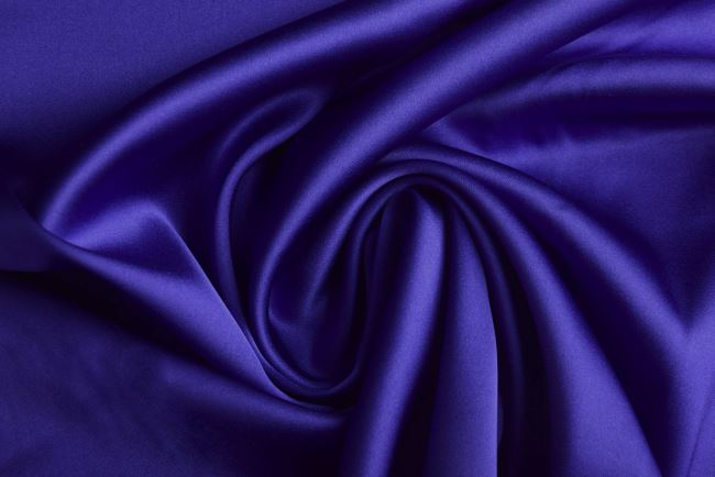 Pružné hedvábí v modro fialové barvě 605692/5027
