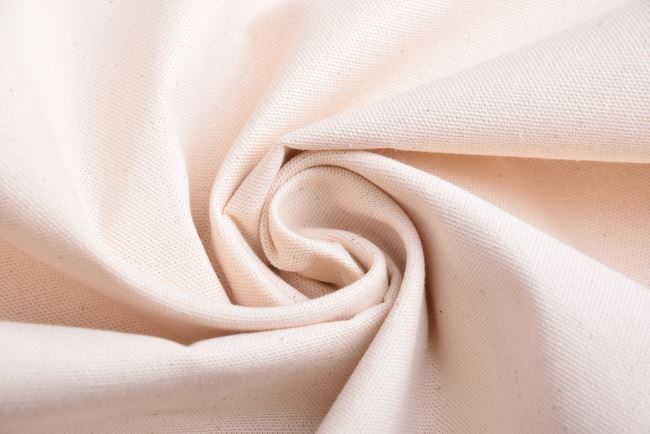 Silná režná bavlna ve smetanové barvě DO1024-001D