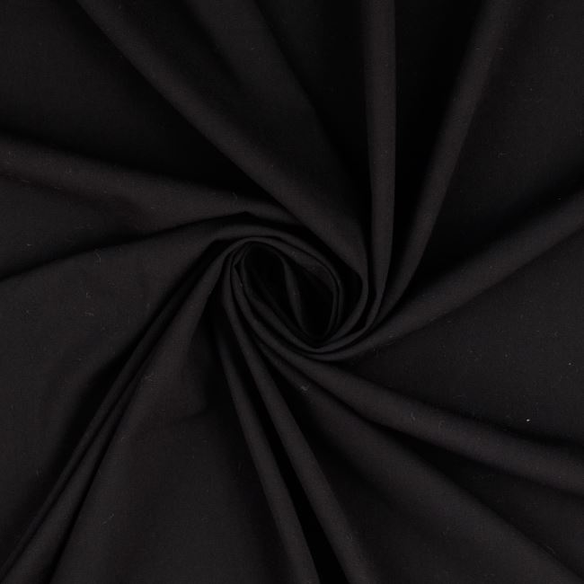 Viskózová elastická látka v černé barvě 207.227.5001