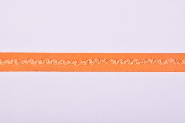 Lemovací pruženka v oranžové barvě o šířce 1,7 cm 41658