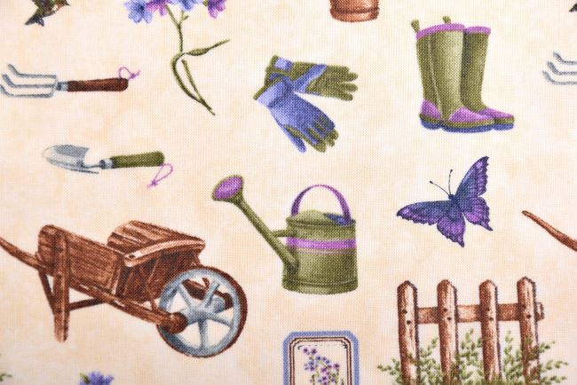Americká bavlna na patchwork z kolekce Violet Hill od Holly Taylor 682117