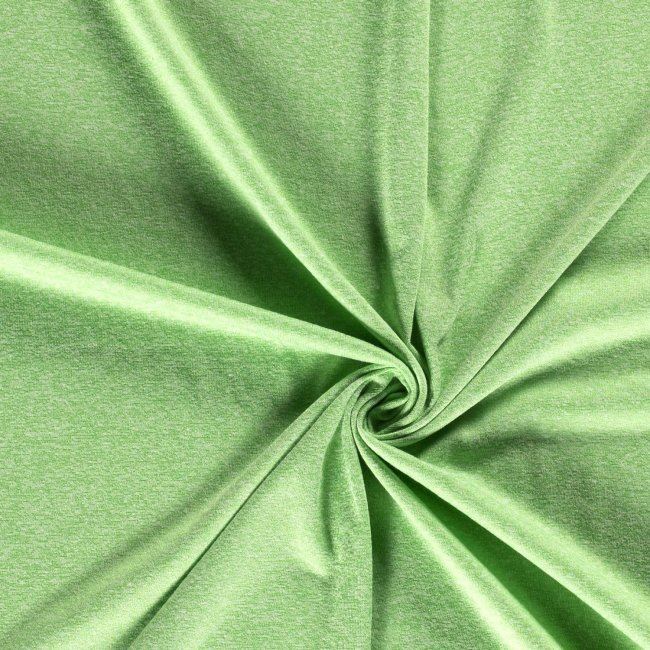 Pletenina ve světle zelené barvě s melírem 13429/021