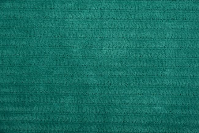 Úpletový manšestr v zelené barvě 0816/309