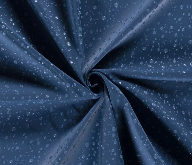 Softshell v modré barvě s fóliovými kapkami 18421/006