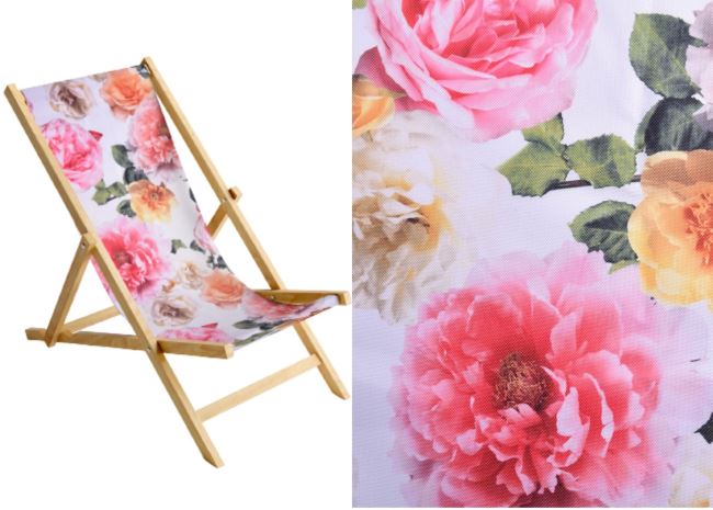 Lehátkovina šíře 150 cm s potiskem růží LH11