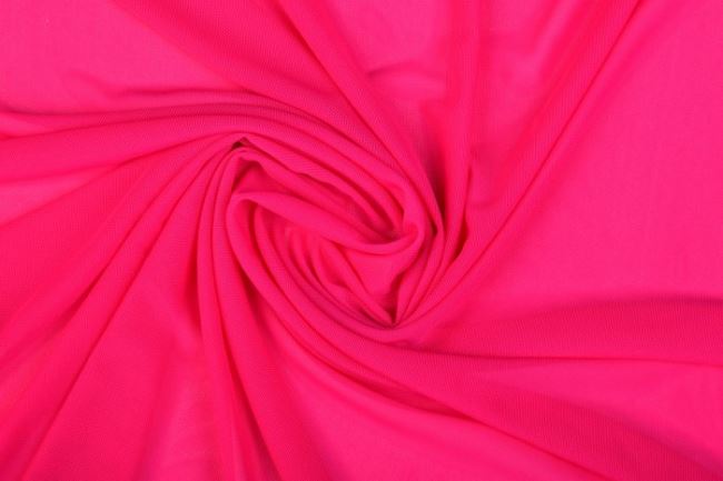Pružný tyl v sytě růžové barvě 0695/875