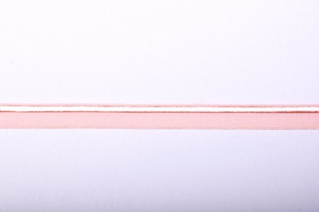 Lemovací pruženka v růžové barvě o šířce 1 cm 43625