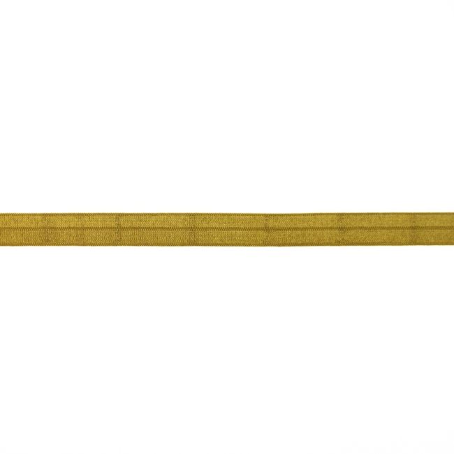 Lemovací gumička v zlatavě hnědé barvě 1,5 cm široká 185305