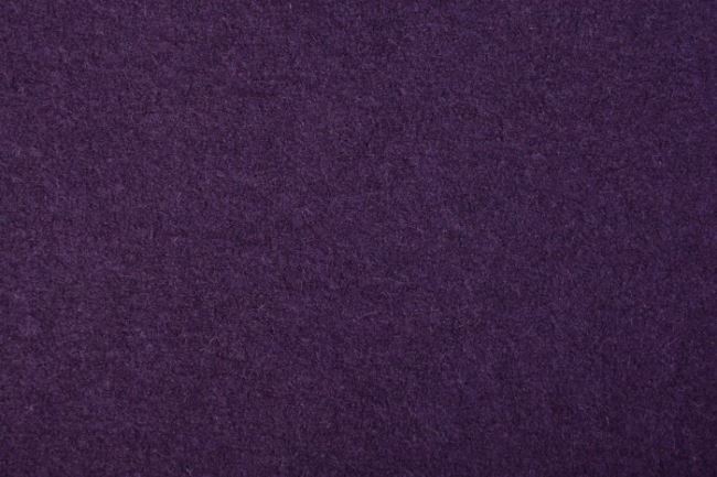 Vařená vlna v tmavě fialové barvě 04578/144